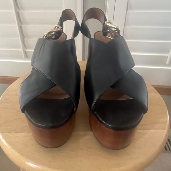 Marni platform sandals - black leather upper - 39/9 Lightly worn - Picture 2 of 4